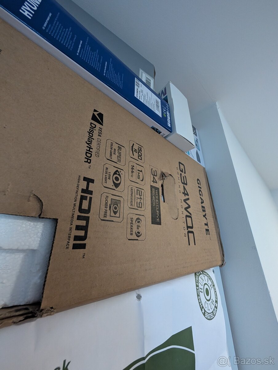 🖥️ Gigabyte G34WQC 34" Ultrawide 144Hz - 4
