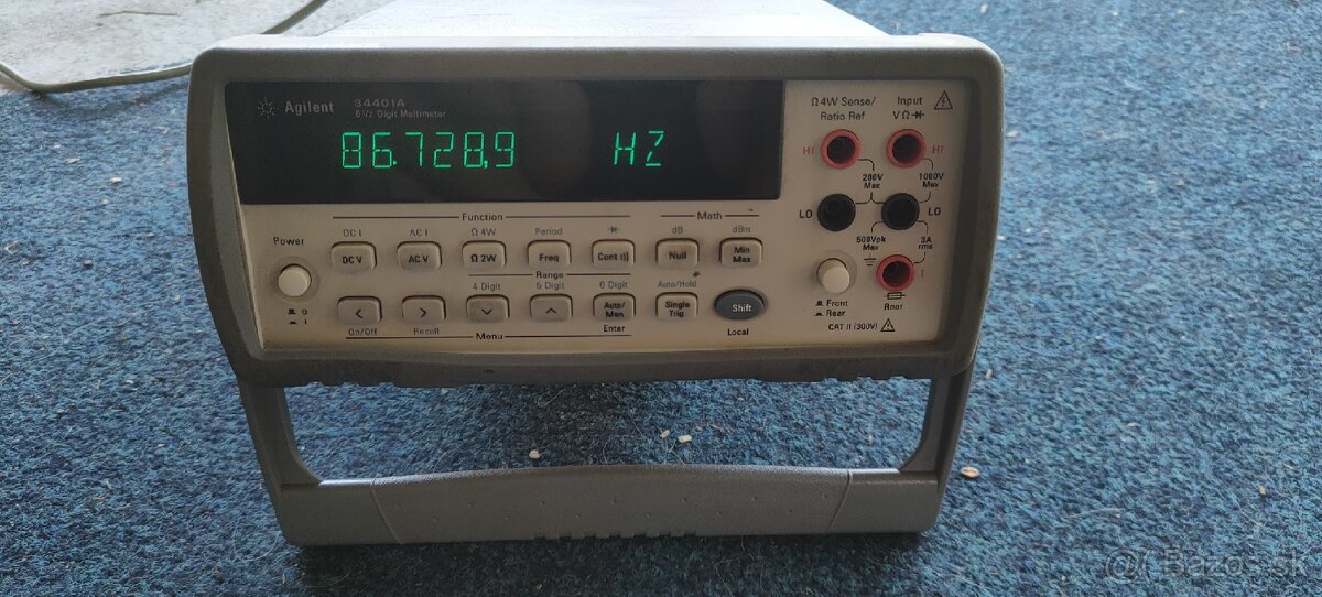 Predám Agilent 34401A 6½ Digit Multimeter - 4