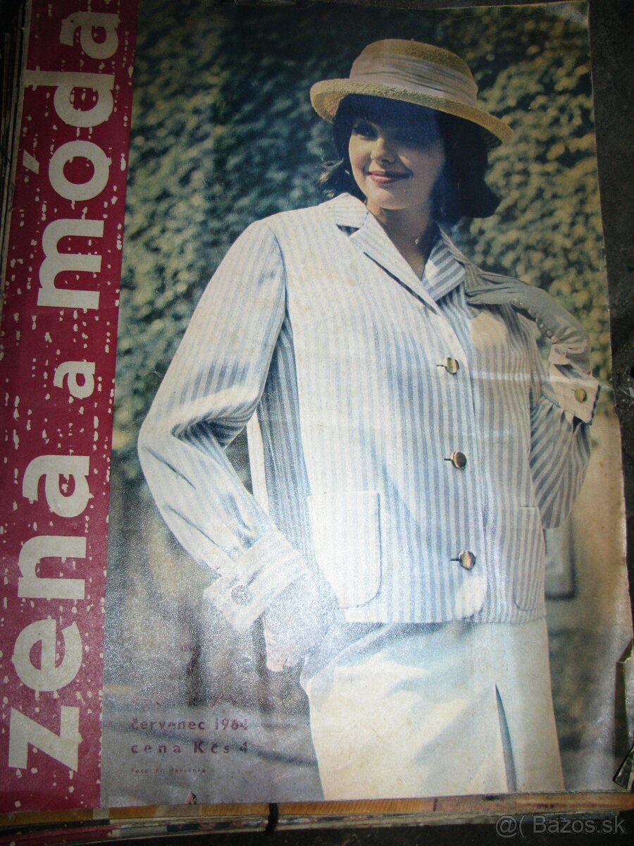 STARÉ MODNÉ ČASOPISY, naša moda, milena,dum mody,žena a moda - 4