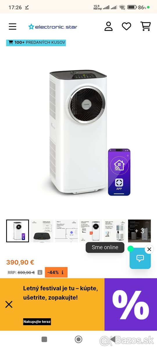 Kraftwerk Smart 10K mobilná klimatizácia - 4