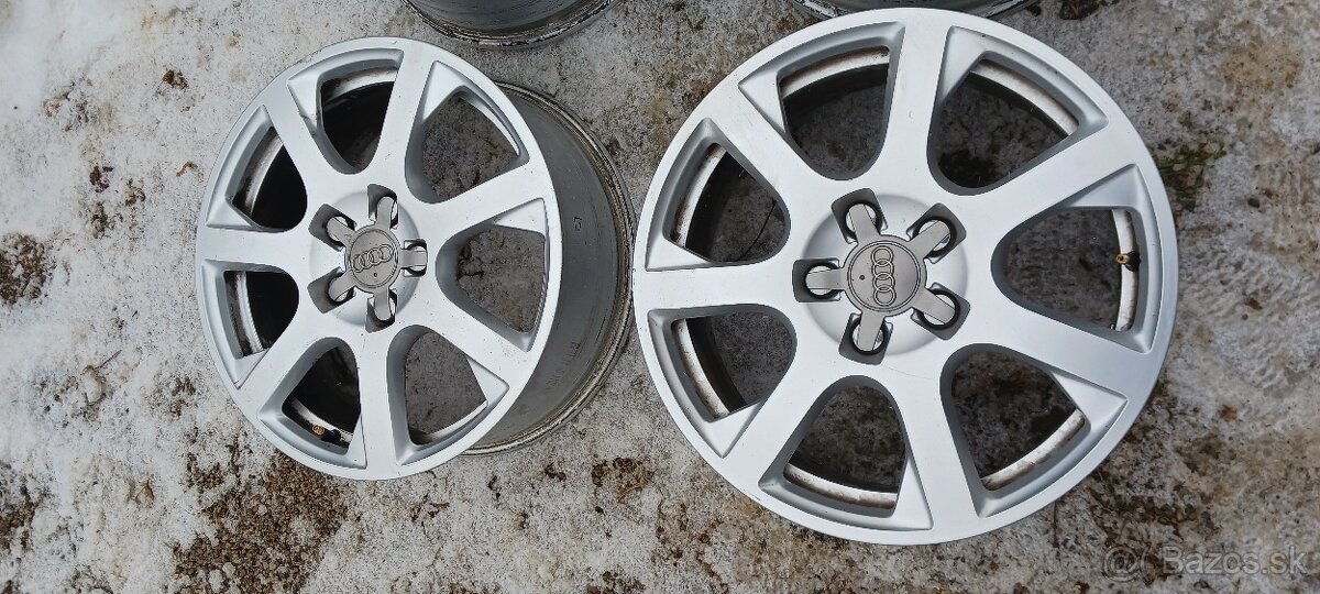 Predám elektróny 5x112 r17 original audi - 4