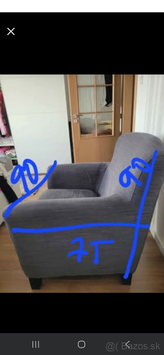 Ikea kreslo Ekenas - 4