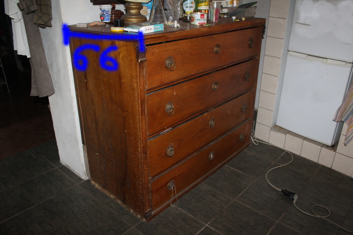 komóda Biedermaier..cca rok 1850 - 4
