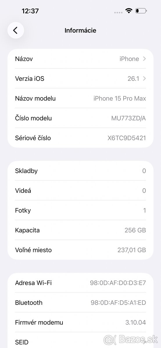 Apple iPhone 15 Pro Max 256GB - 4