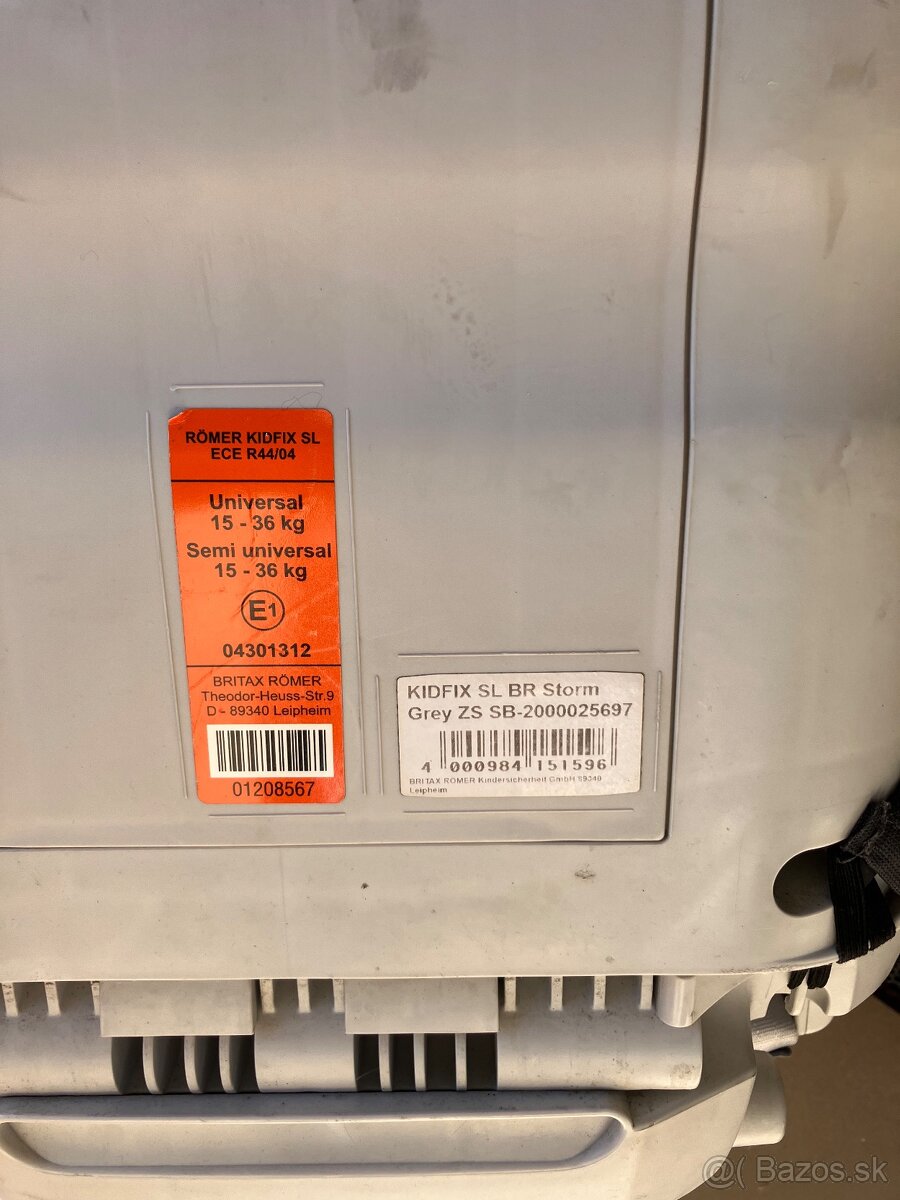 Predam autosedacku Romer Britax Kidfix 15-36 kg - 4