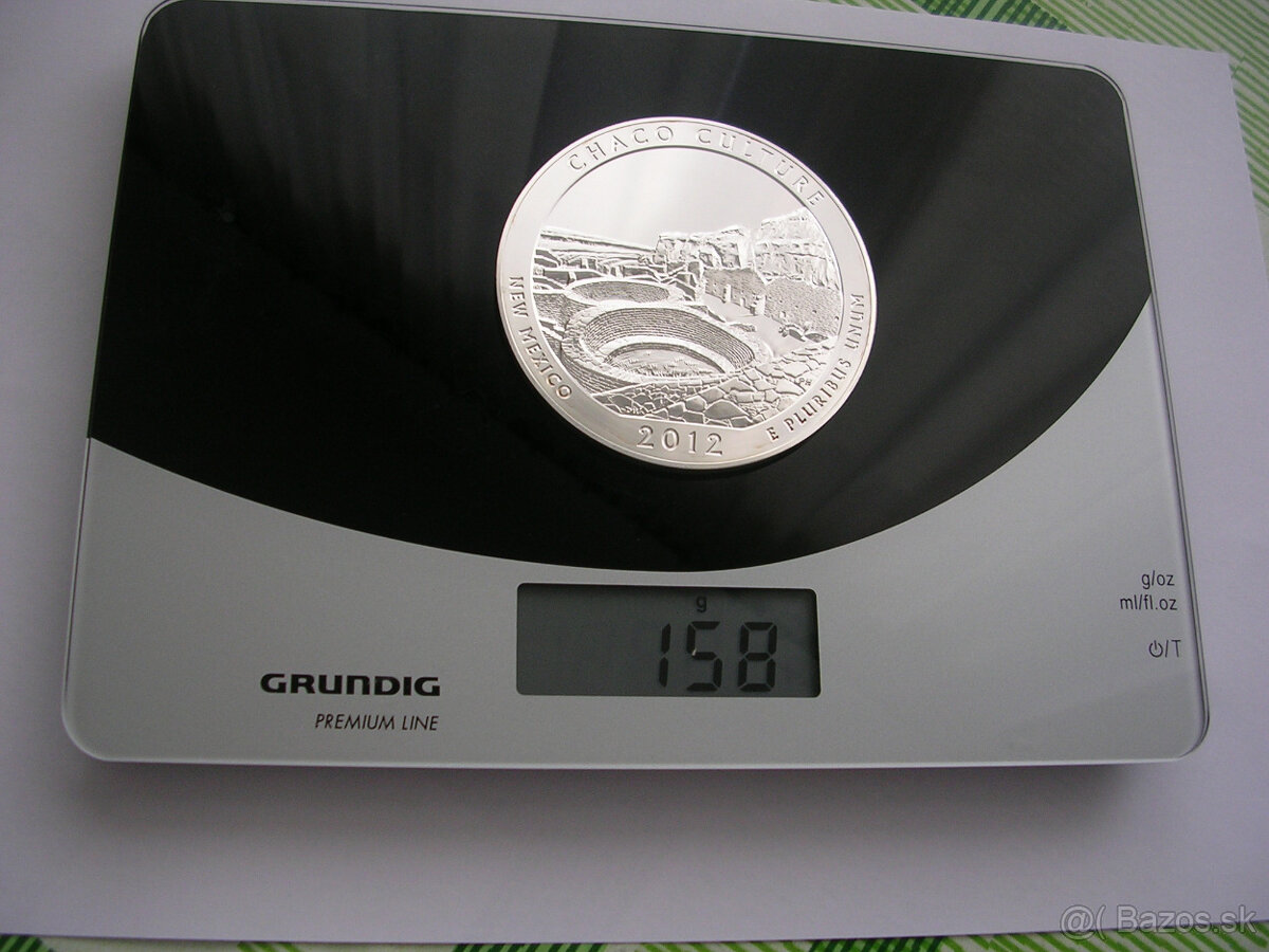 5 Oz Quarter Dollar 2012 New Mexico - CHACO CULTURE - 4