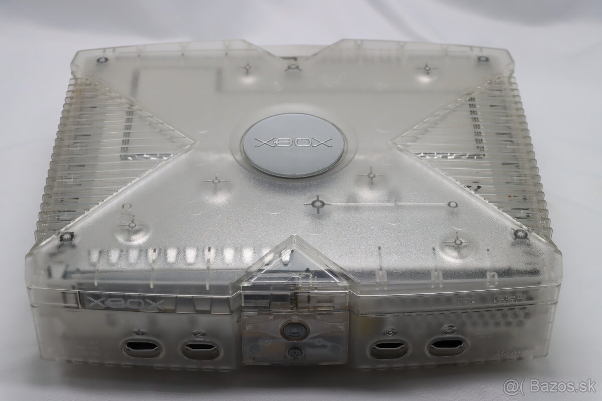 Xbox Classic Crystal • Originál komplet • Raritná verzia - 4