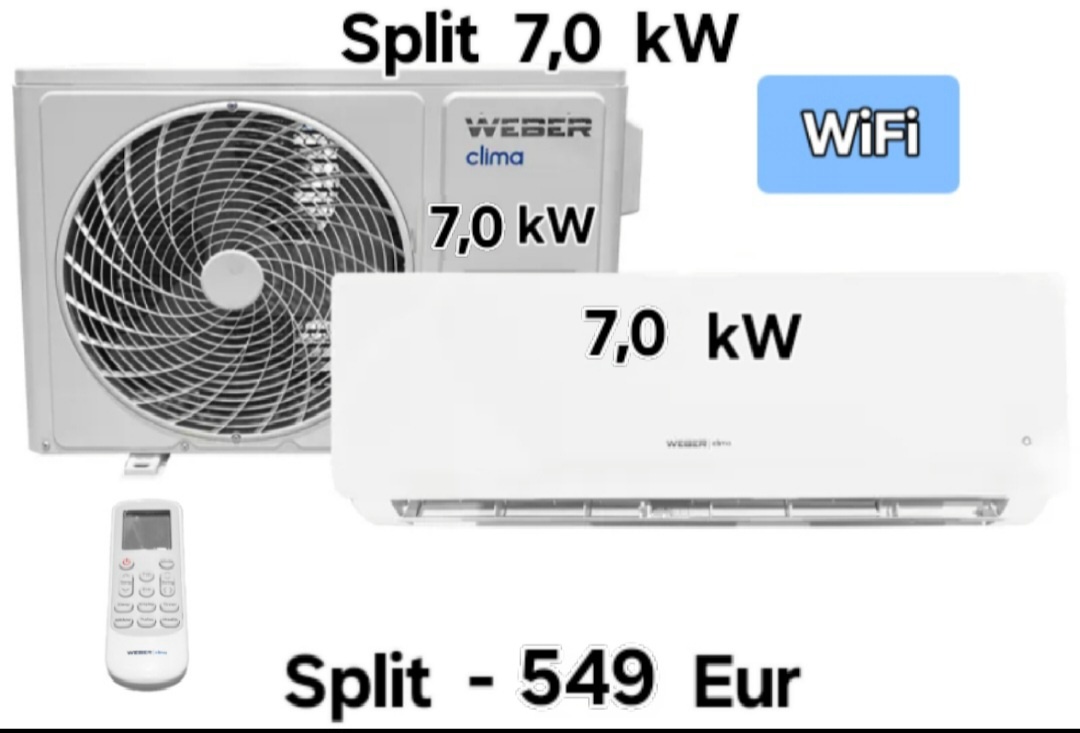 Multisplit klimatizácia wifi, NOVÁ kúriť chladiť - 4