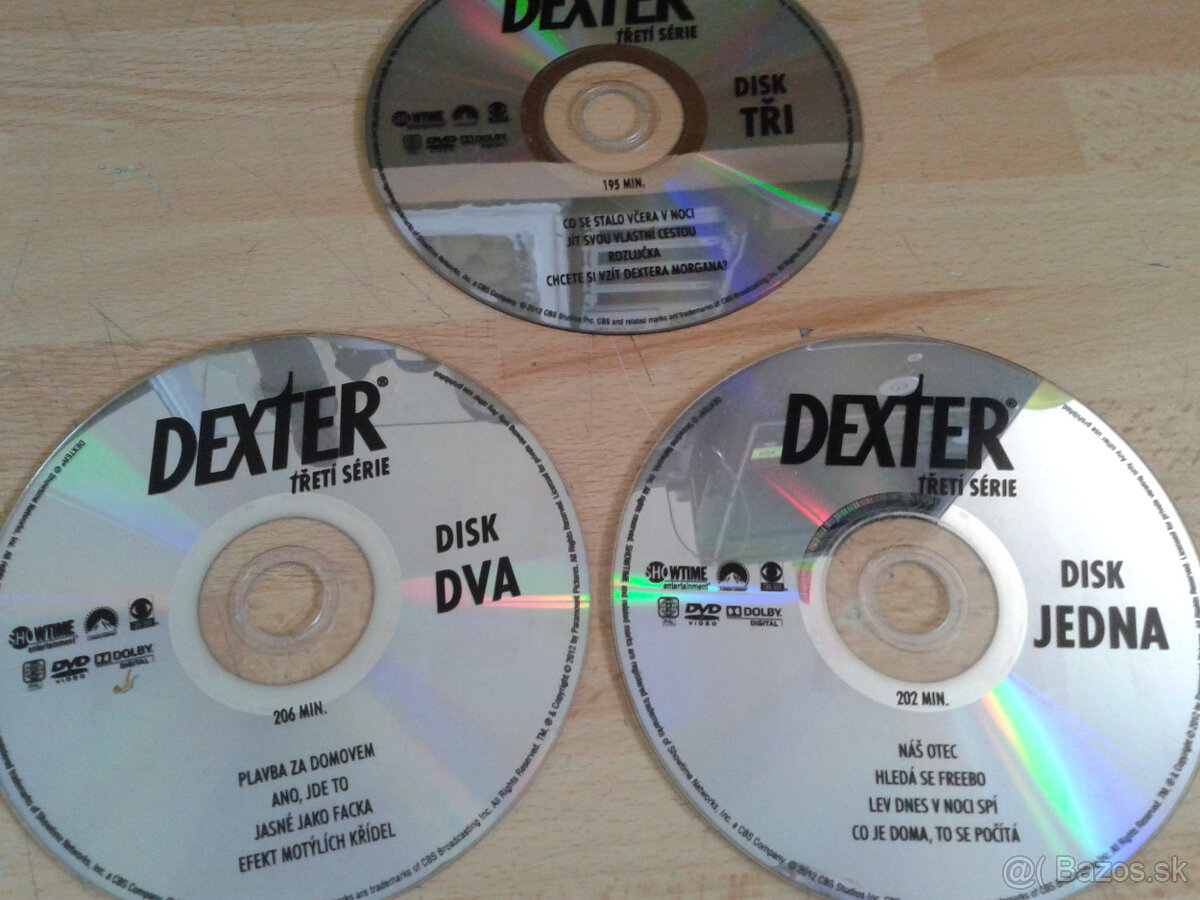 original serial dexter na dvd chyba len 1dvd - 4