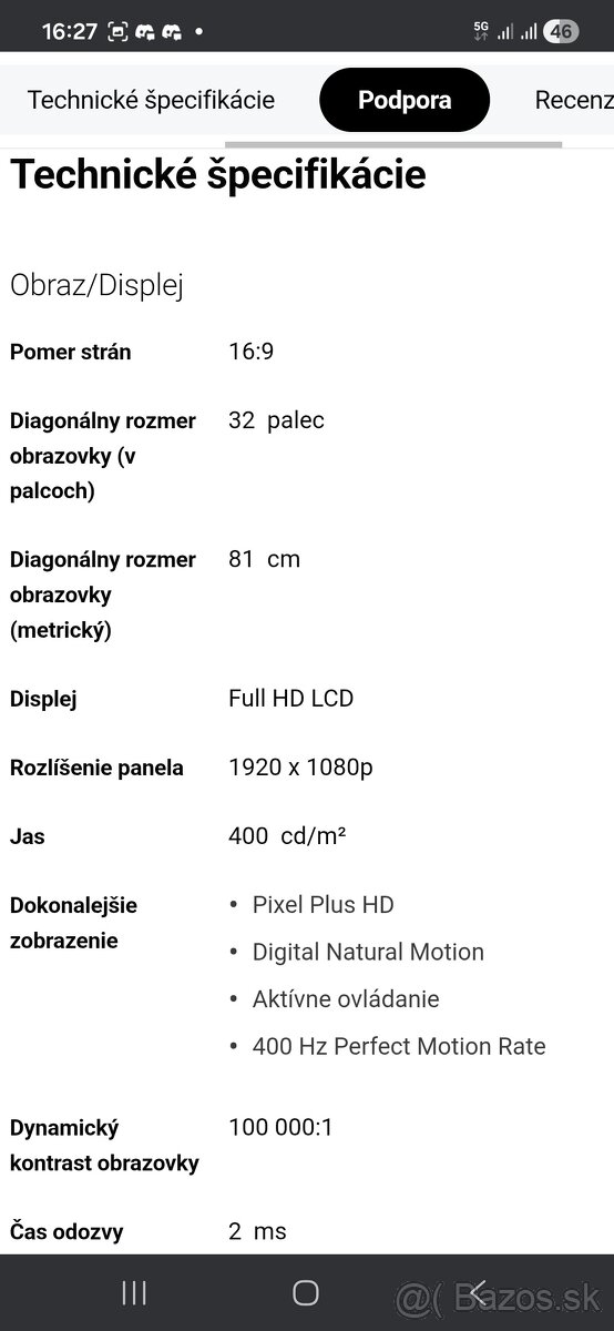 TV philips LCD televízor - 4