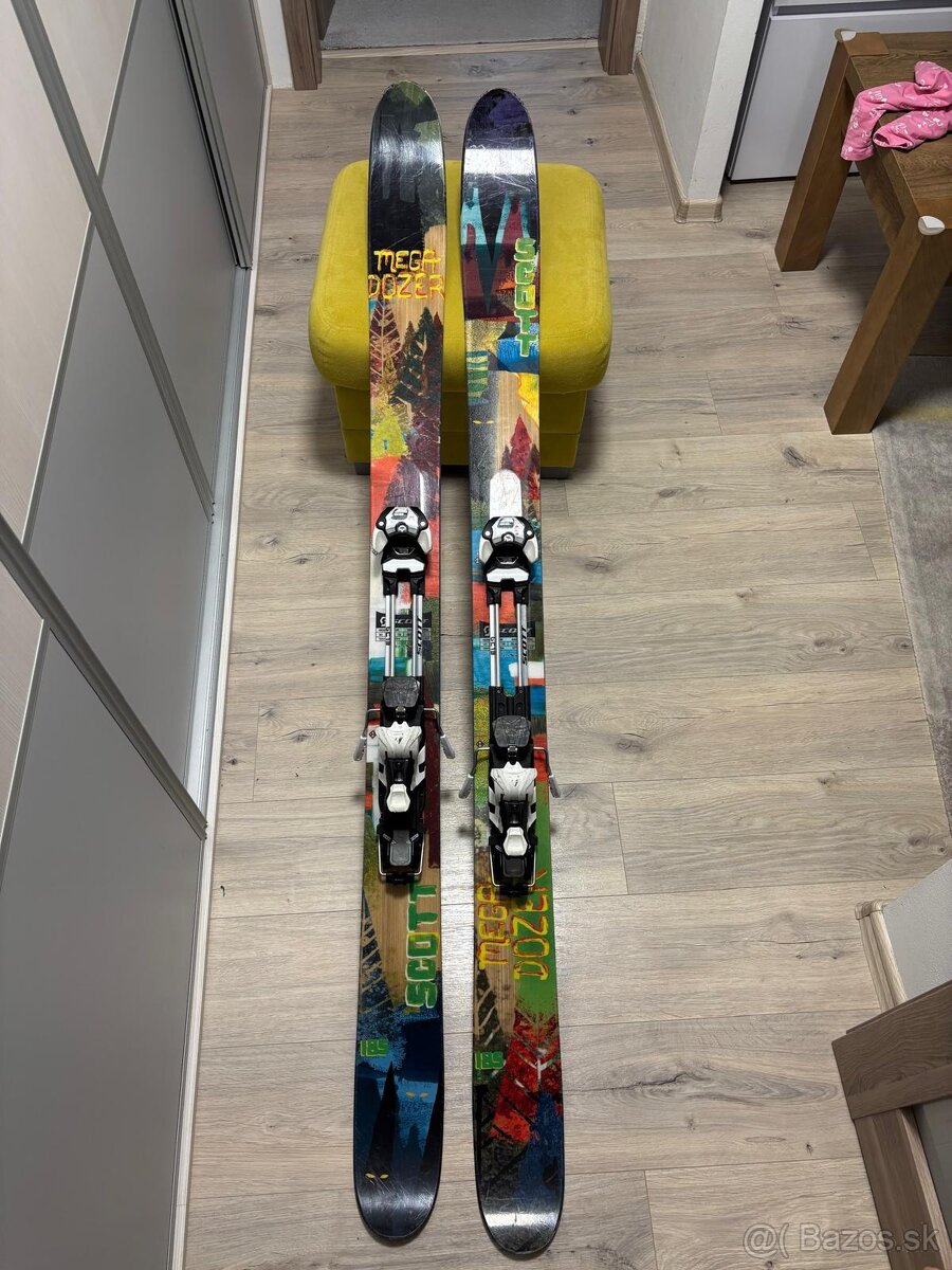 Freeride - skialp lyže Scott Mega doozer 185 - 4