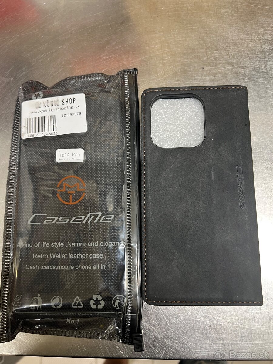 Iphone 14 PRO kozeny kvalitny kryt - 4