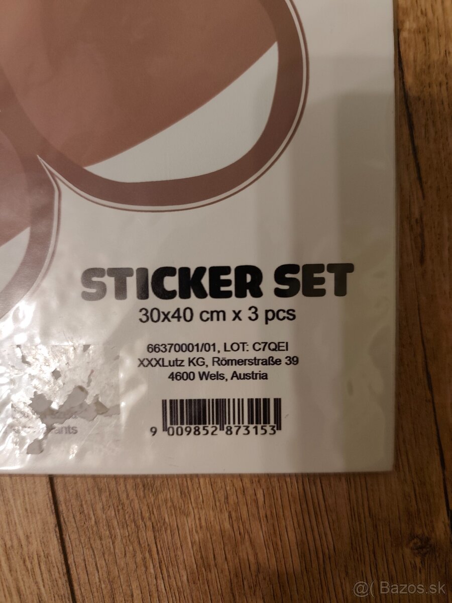 Nové nálepky 3ks na stenu my baby Disney oslík - 4