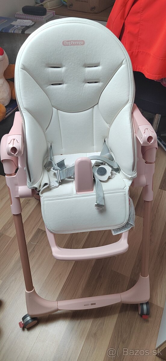 Jedálenská stolička peg perego - 4
