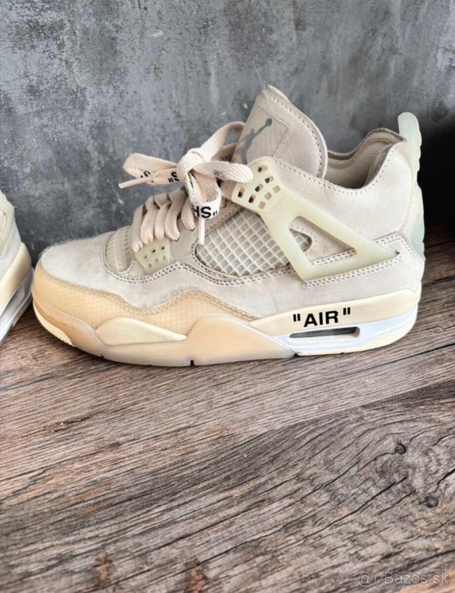 Jordan 4 retro off white sail - 4