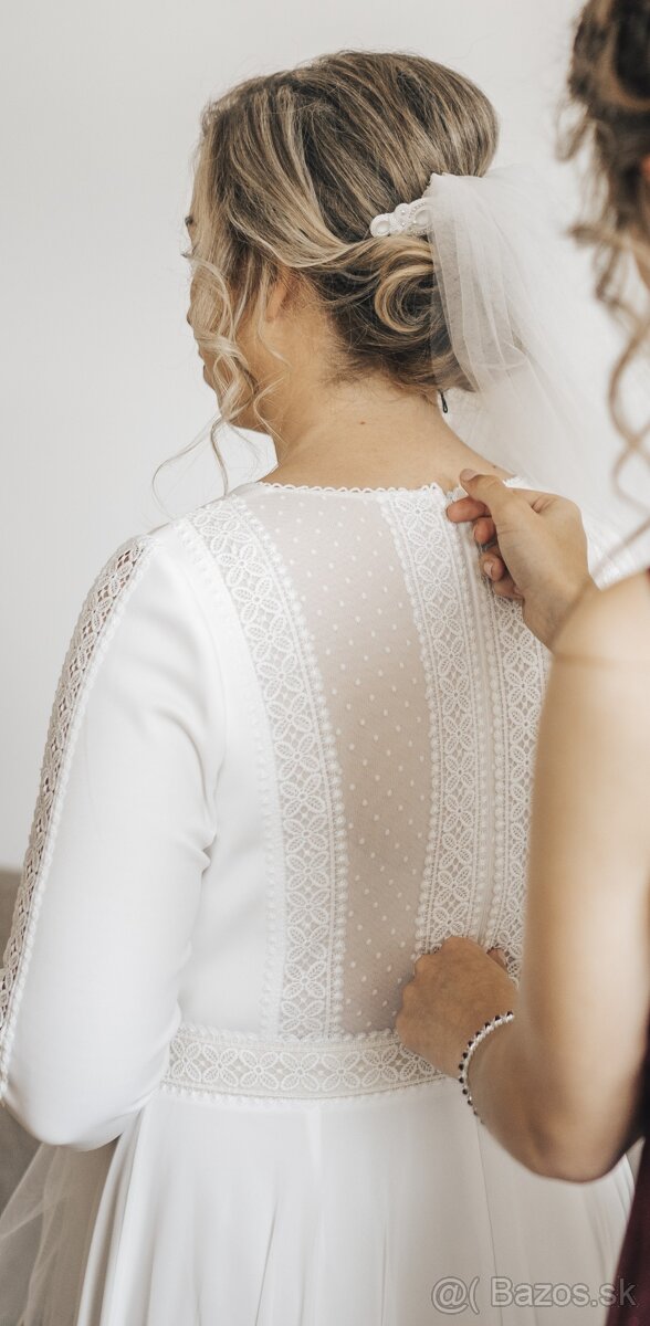 Svadobné šaty so závojom - 4