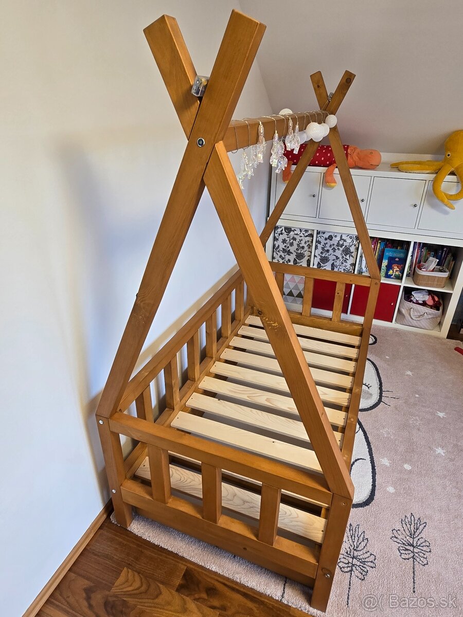Krasna detska, na mieru robena postel - 4