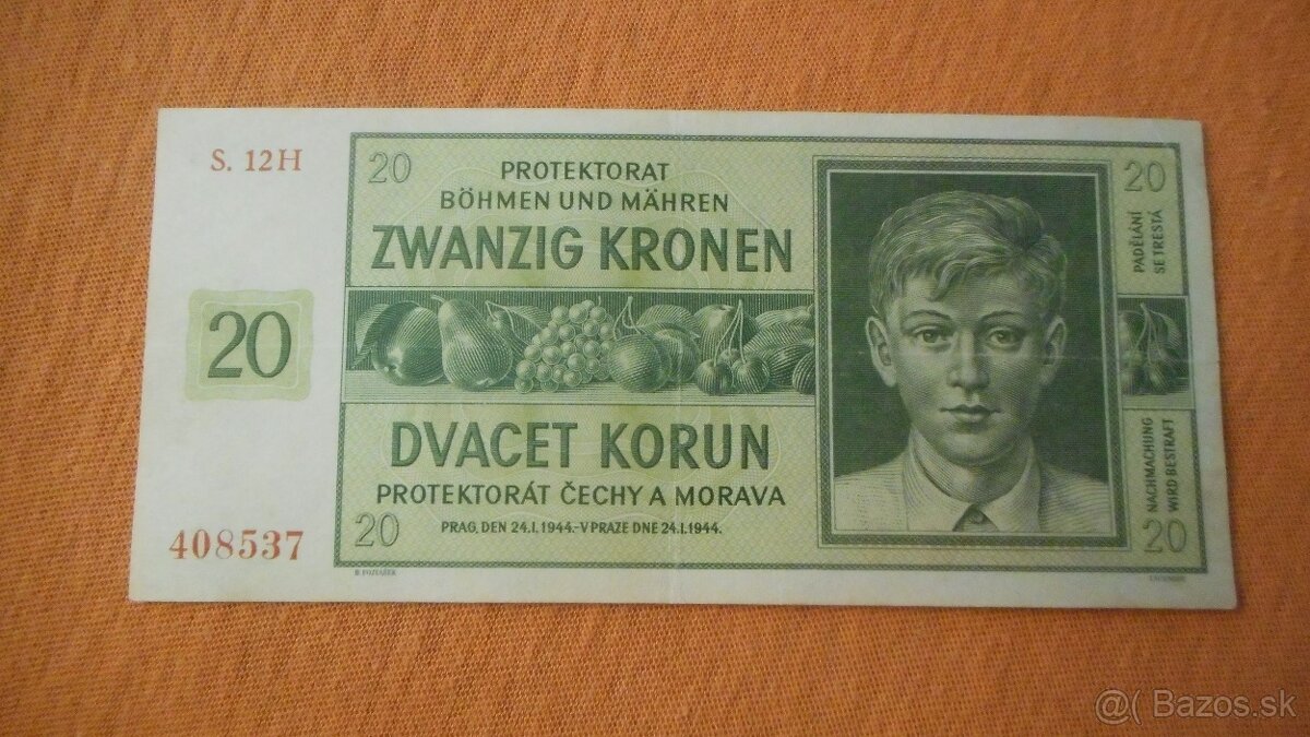 Bankovky ČSR - 20 - 4