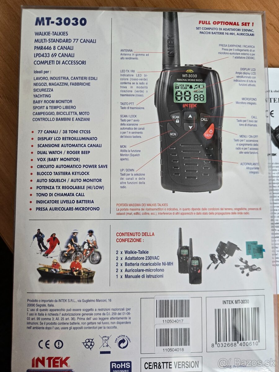 Vysielačka INTEK MT 3030 - 4