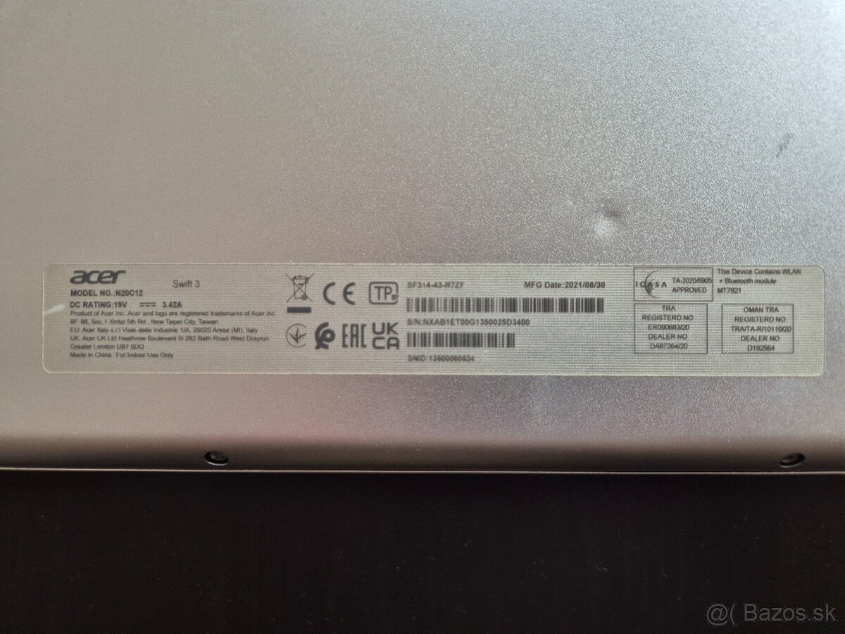 Acer Swift 3 - Ryzen 5 / 8GB / 512GB - 4