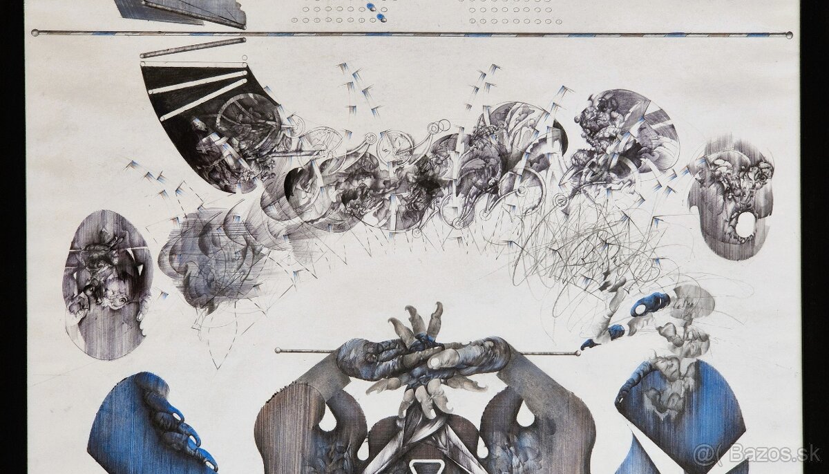 Robert Brun - veľká kresba (1986) - 4