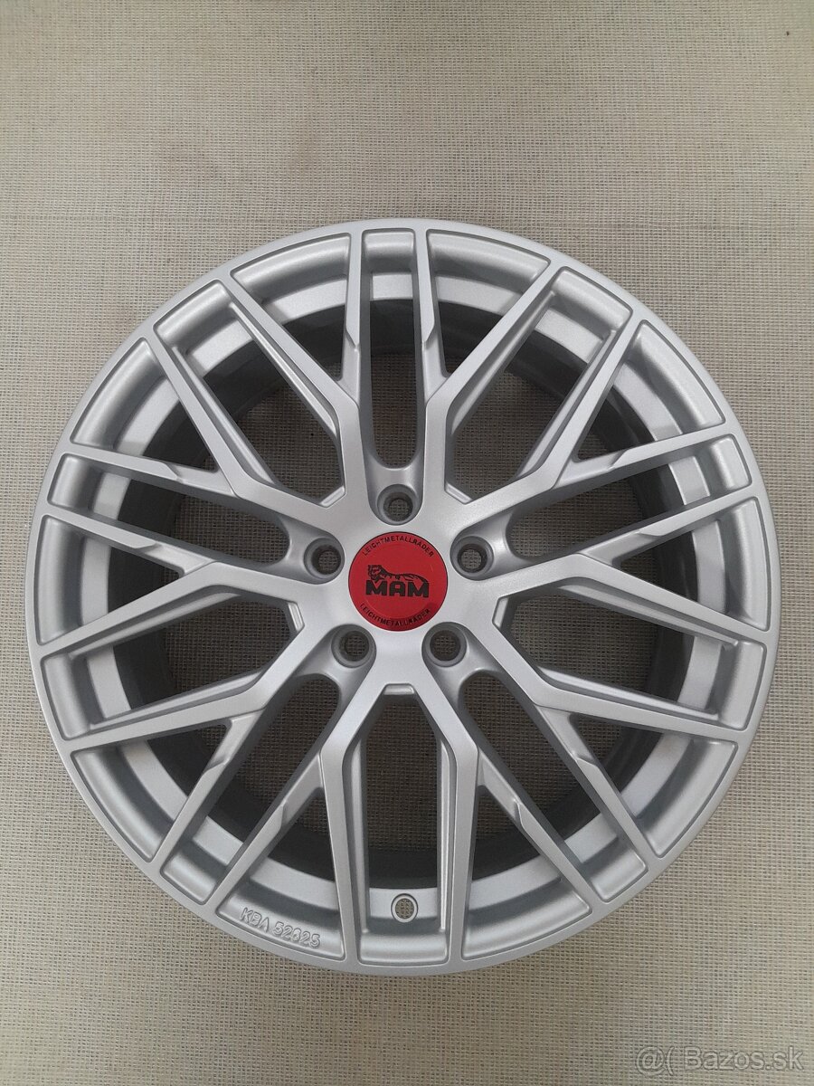 Alu disky R17 5x112 7.5J ET45 A Et35 MAM RS4 Audi Škoda Vw - 4