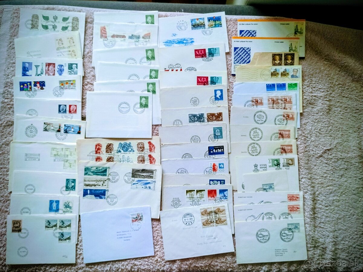 Španielsko,Francuzsko FDC+ známky - 4