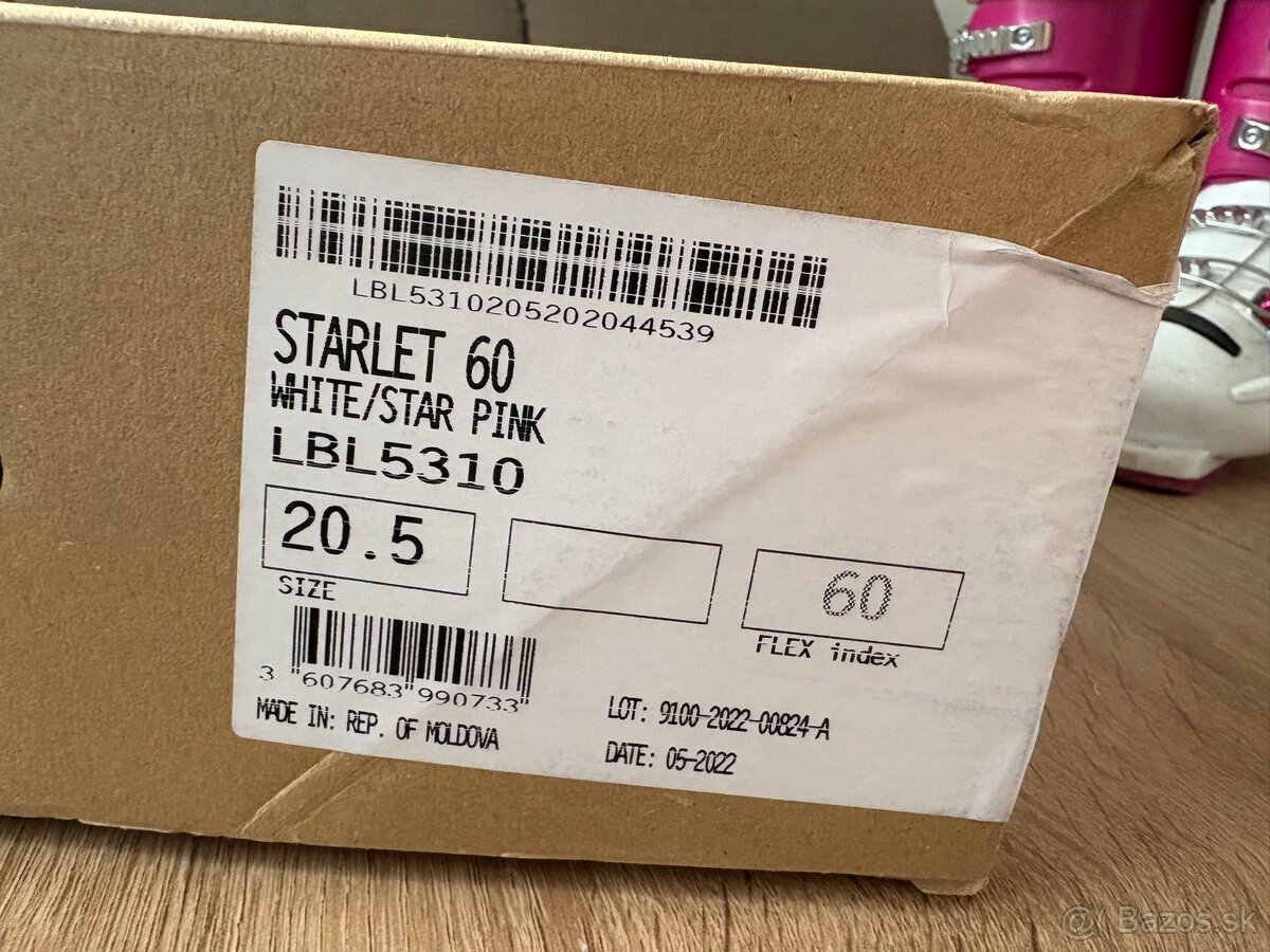 Detské lyžiarky Lange starlet 60 MP 205 velkost 32 - 4