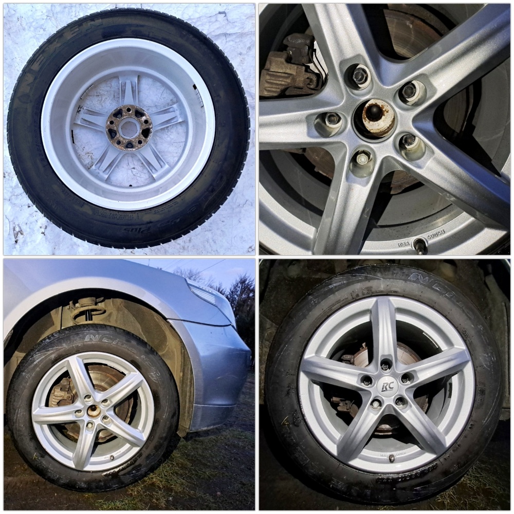 5x120 R17 BMW 5 Lúč + Pneu 235 55 R17 6mm - 4