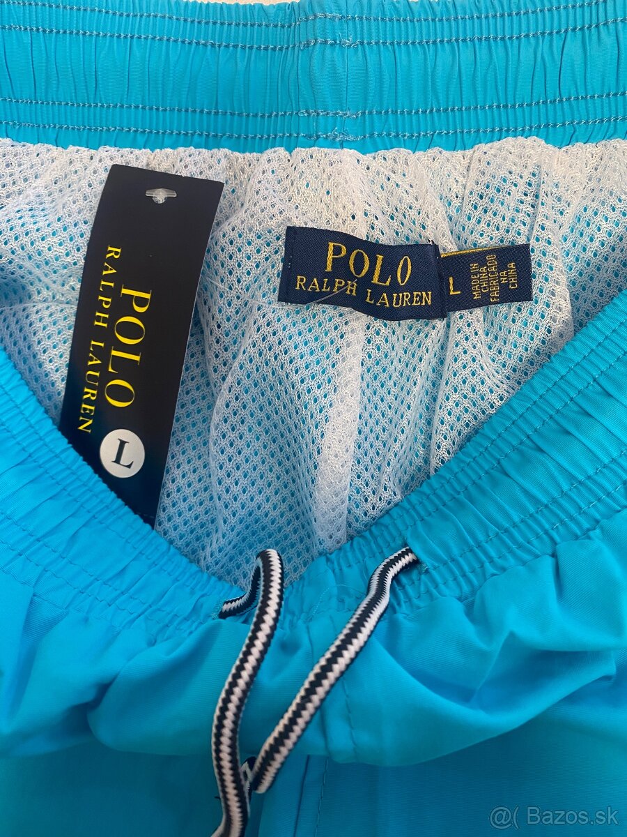 Modré pánske šortky POLO RALPH LAUREN - 4