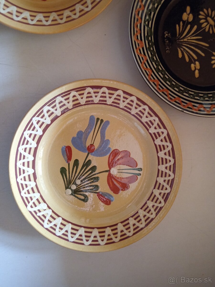 Keramické tanieriky, keramika, starožitnosti - 4