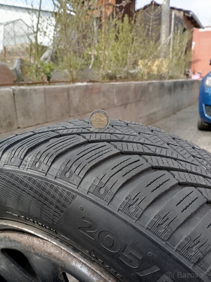 Zimné pneumatiky 205/55 R 16 + disky - 4