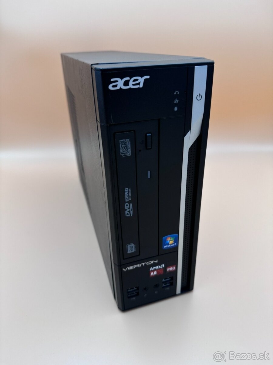 Počítač ACER SFF.Intel AMD A8 4x3,10GHz.8gb ram.120SSD. - 4