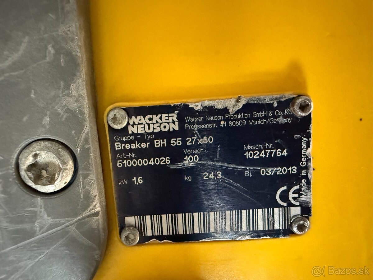 Benzínové búracie kladivo Wacker Neuson BH55 - 4