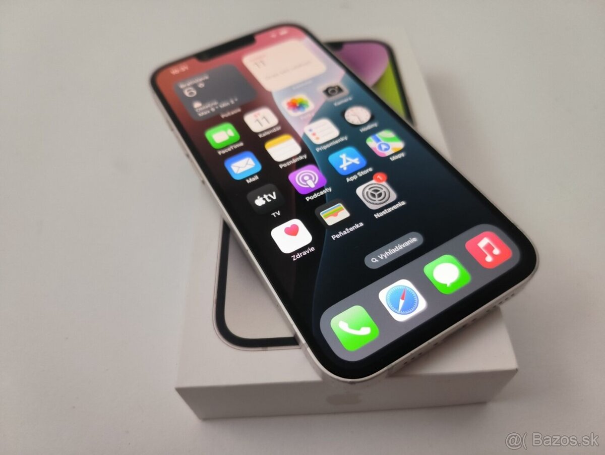 apple iphone 14 128gb Starlight / Batéria 100% - 4