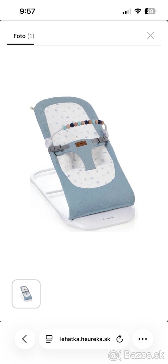 JANÉ Lehátko pohupujúce ergonomické Baluu - 4