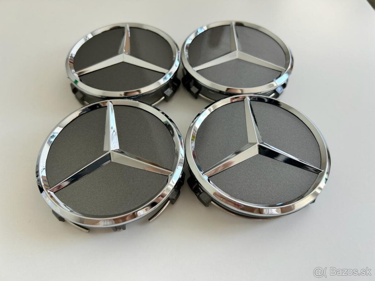 Mercedes Benz 75mm stredove krytky - 4