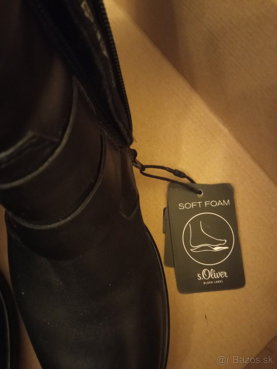 Kožené čižmy s prackami - 4