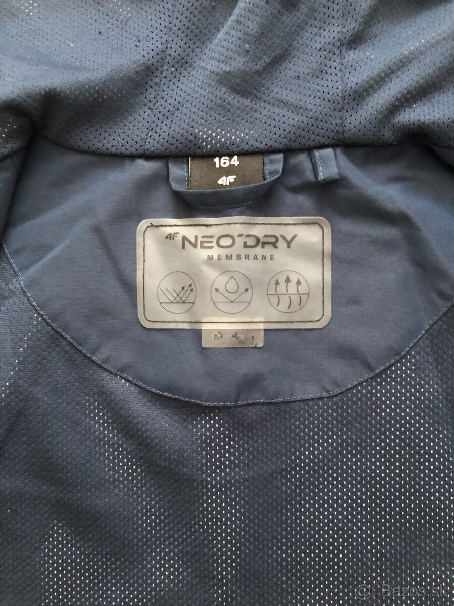 4F detská technická vetrovka, veľ. 164 - 4