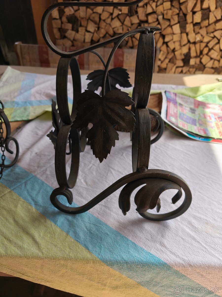 stojan na víno kovový - 4