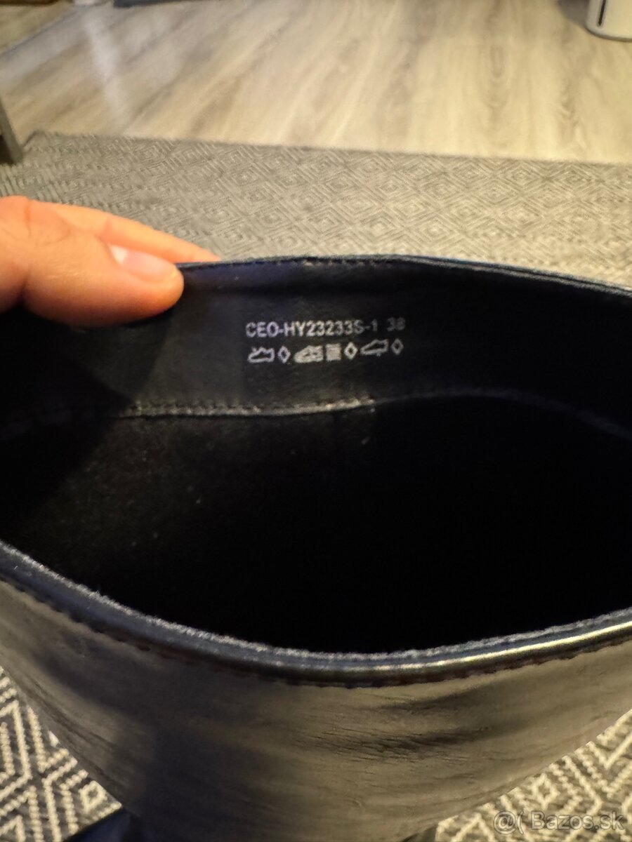 Jenny Damske vysoke čižmy 38 - 4