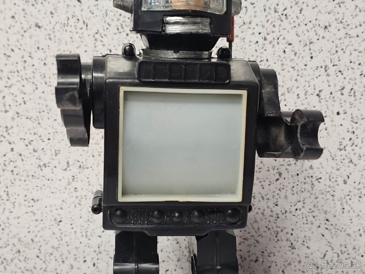 STARÁ HRAČKA TELEVÍZNY SPACE ROBOT NA BATÉRIE - 4