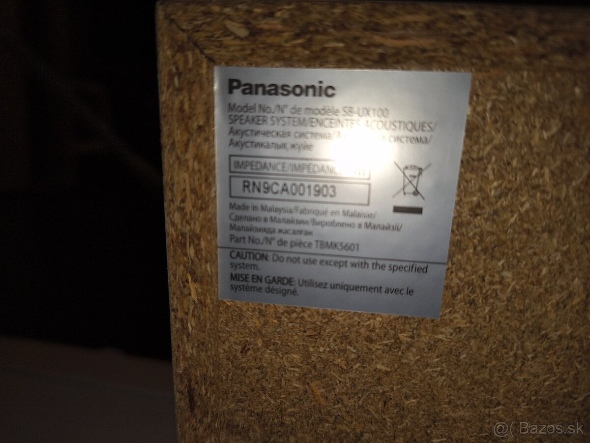 Panasonic SA-UX100 - 4