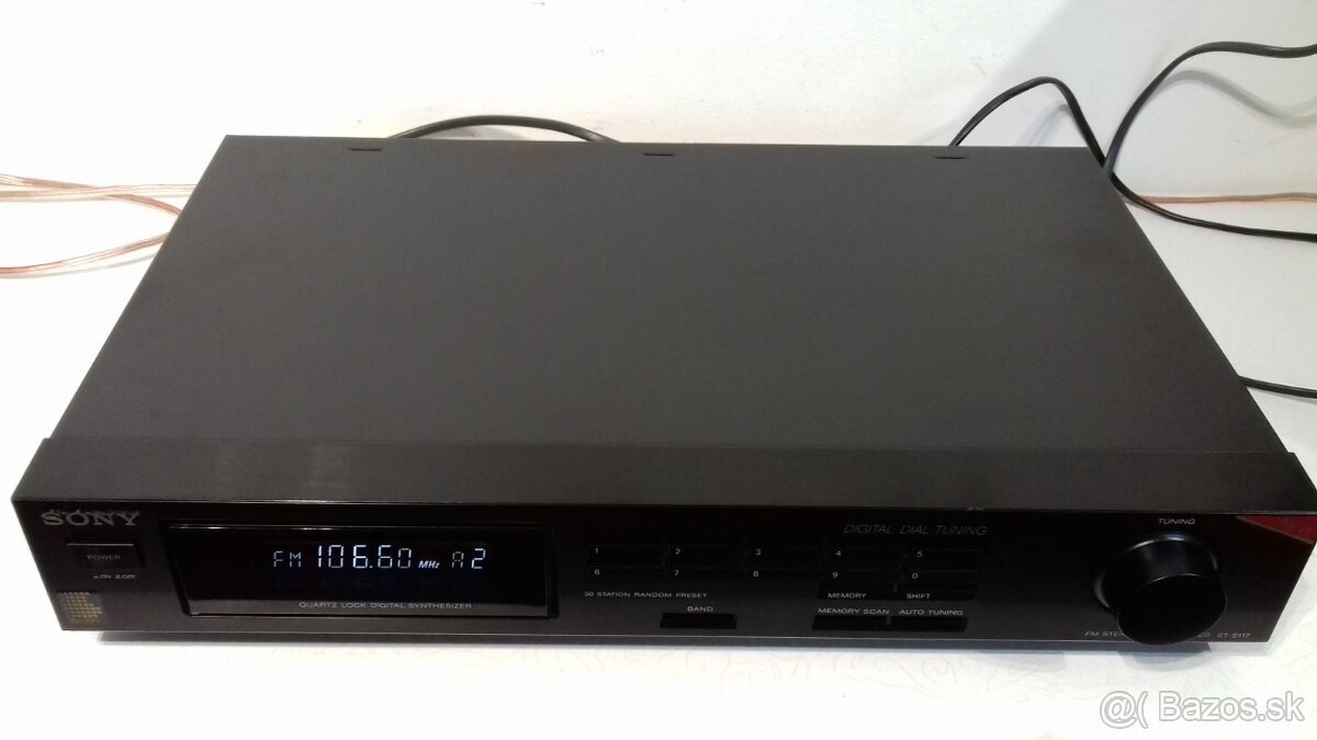 Tuner SONY ST-S117 vyborny zvuk, jasny display, Japan, AT24 - 4