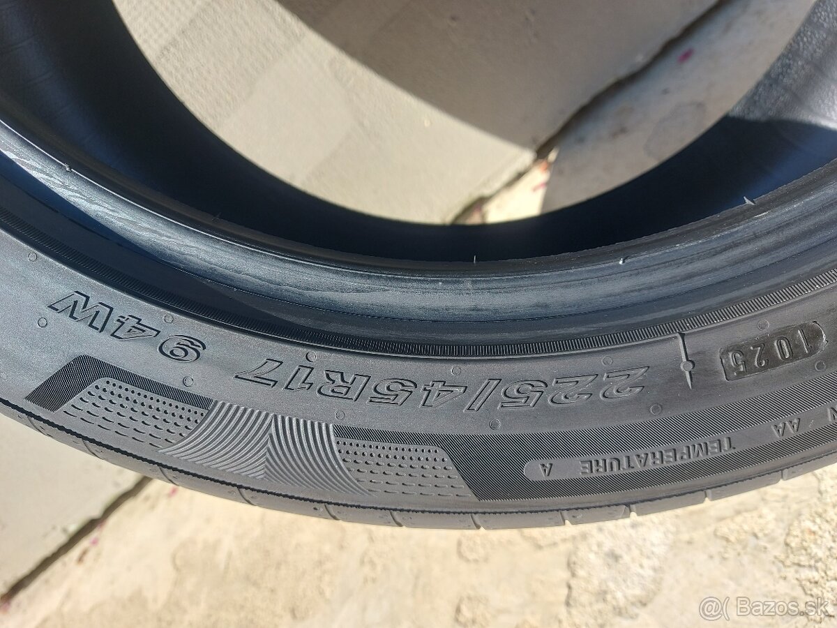 4ks NOVÉ 225/45 r17 letné NEXEN N'FERA SPORT, DOT2025 - 4