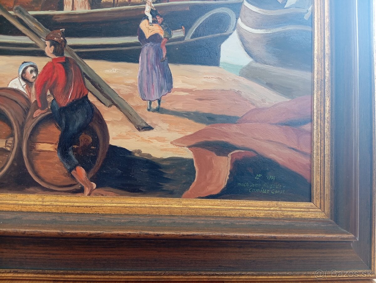 Obrovský krásny maľovaný obraz 120 x 84 cm - 4