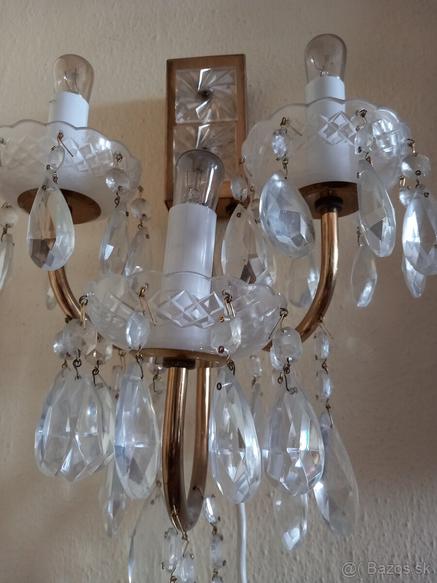 Nástenná krištáľová lampa - 4