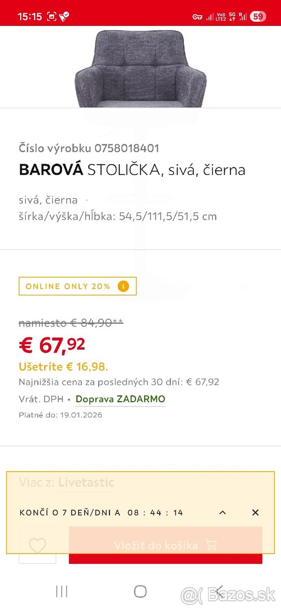 Barové stoličky - 4