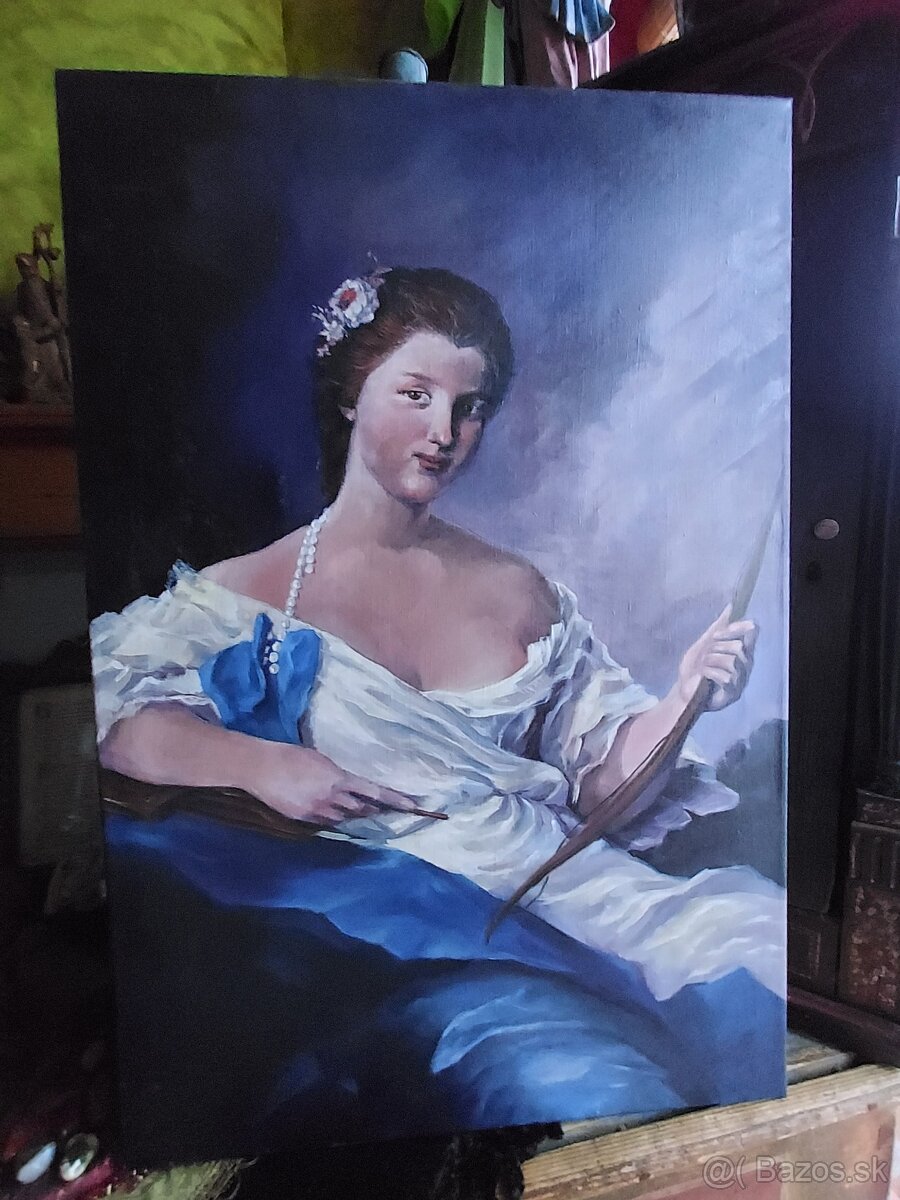 PREDÁM KRASNU OLEJOMAĽBU BOHYNE DIANY - 4