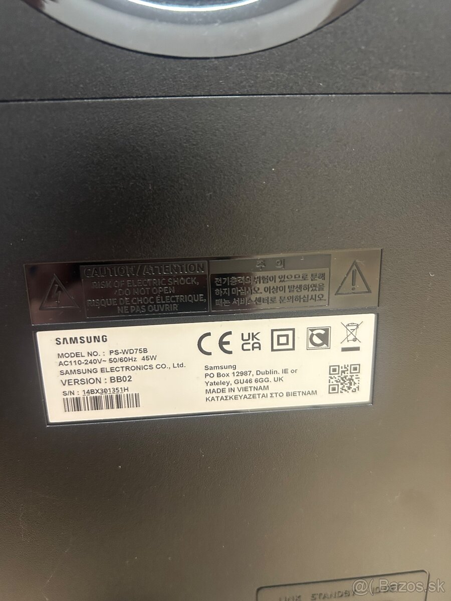 Predám Samsung soundbar so subwooferom - 4